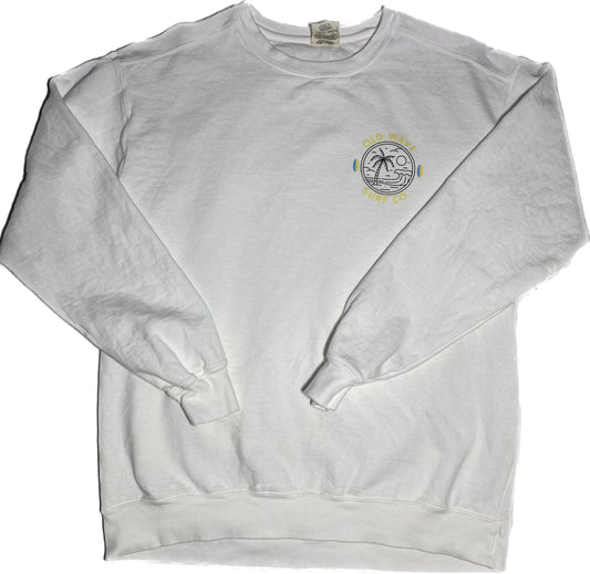 Yellow surfy Crewneck